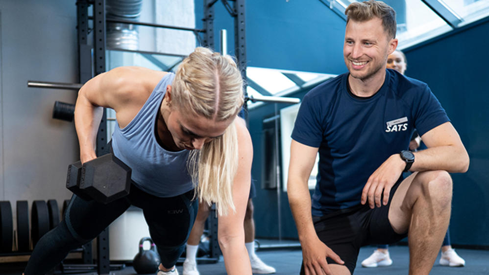 Alex Lindström personlig tränare i gymmet